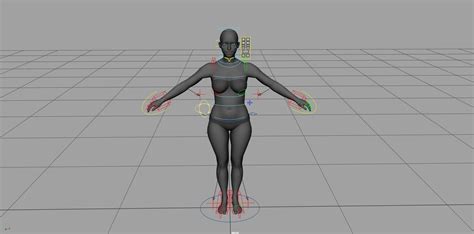 3d Model Girl Rigged Model Vr Ar Low Poly Cgtrader