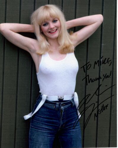 Alison Arngrim Hand Signed X Color Photo Coa Very Sexy Pose To Mike