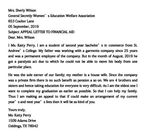 Submit to your institution financial aid office/student support office. Sap Appeal Letter Example ~ Thankyou Letter