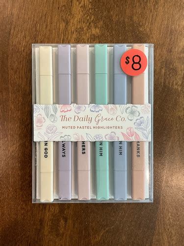 Daily Grace Co Muted Pastel Bible Highlighters Sh Coaching
