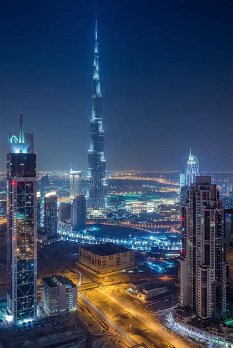 Dubai At Night Amazing Architecture Pinterest