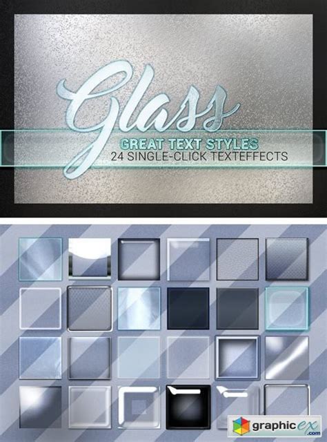 styles glass collection   vector stock image photoshop icon