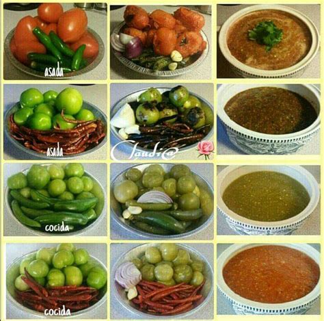 A Cocinar Diferentes Tipos De Salsas Mexicanas Mexican Salsa Recipes