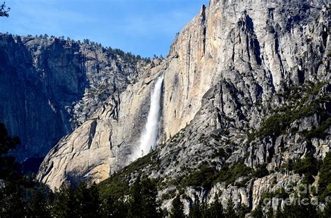 Yosemite Ribbon Falls Layers Photograph By Greg Cross Fine Art America