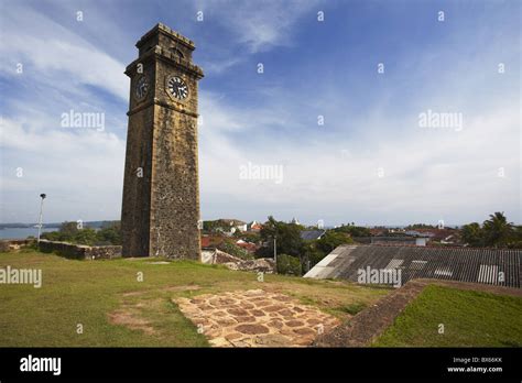 Clock Tower In Galle Fort Unesco World Heritage Site Galle Sri Lanka