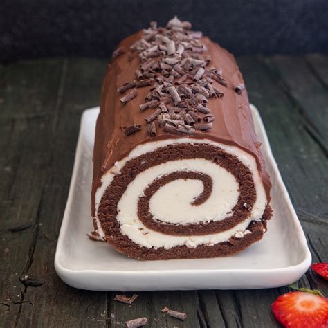 The Best Chocolate Cake Roll Chocolate Swiss Roll Recipe