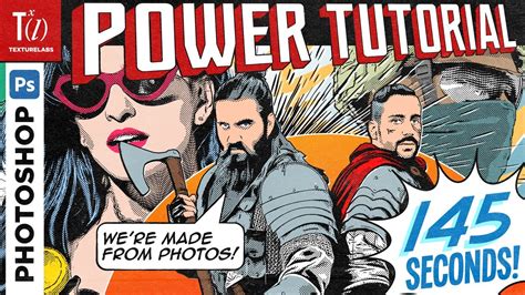 Comic Book Effects In Photoshop Speed Tutorial Youtube