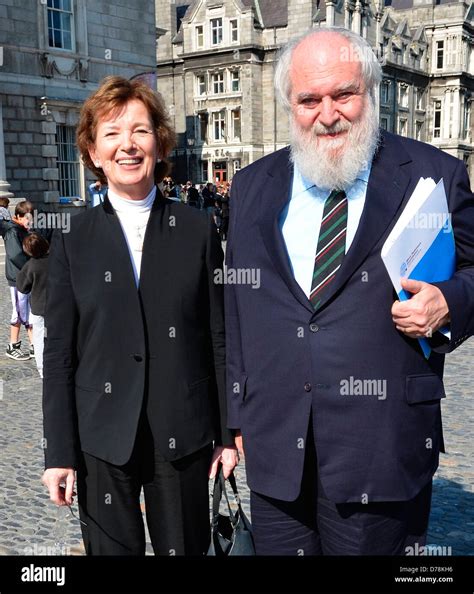 Former President Of Ireland Mary Robinson And Her Husband Nicholas