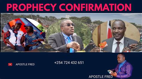 Kenya Prophecy Confirmation On Azimio Meeting Apostle Fred Youtube