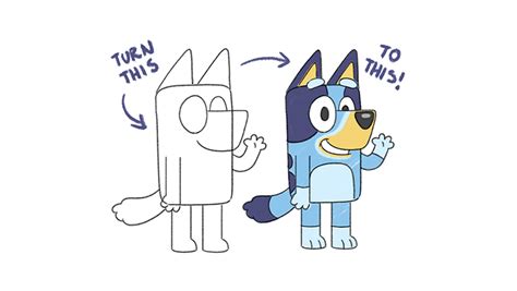How To Draw The Heelers Bluey Official Website