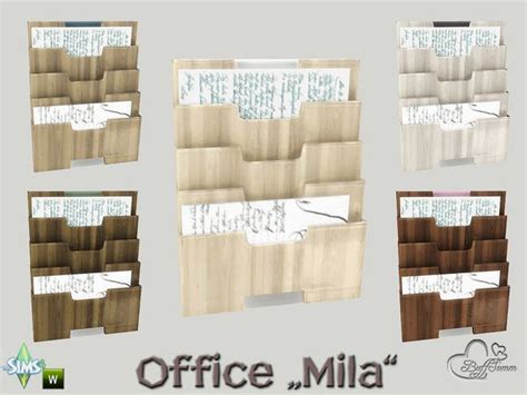 Office Mila Wallhanger By Buffsumm Sims 4 Clutter Furnishings Decor