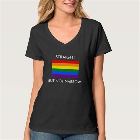 Straight But Not Narrow T Shirt Lbgtq Lbgtqtshirts Thsirts Gaypride