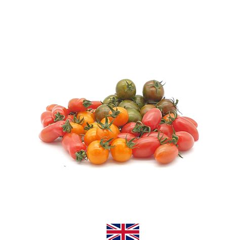 Flowers will be followed by tiny green fruits. Mixed Heritage Cherry Tomatoes (850g) | First Choice Produce
