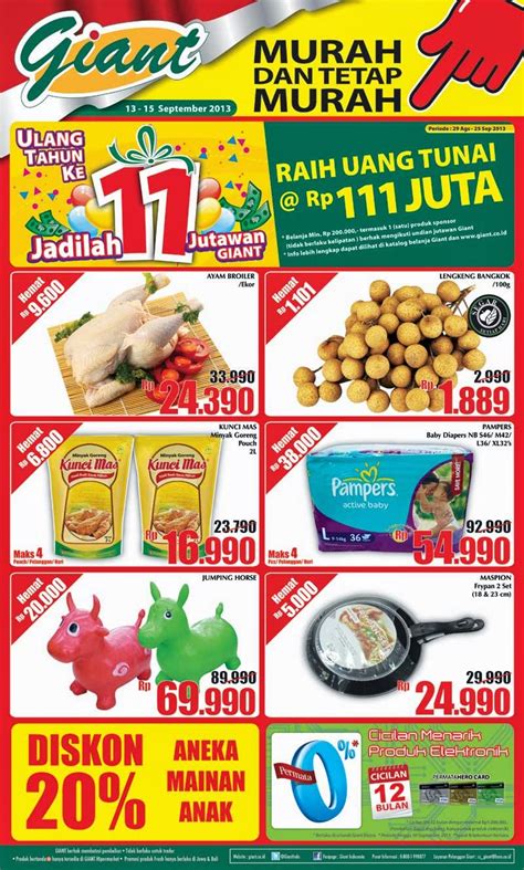 Di sini, kalian bisa membeli berbagai macam barang mulai dari. Promo Giant Terbaru