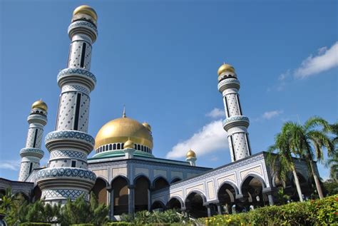 Beautiful Mosques Jame Asr Hassanil Bolkiah Mosque Kampong Kiarong Brunei