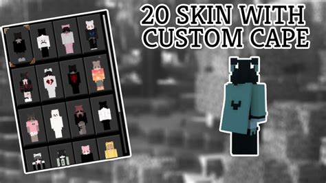 20 Skin Pack With Cape Youtube