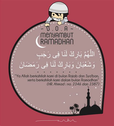 Menjelang datangnya bulan yang penuh kemuliaan, bulan ramadhan, ada tradisi untuk saling memberikan ucapan selamat di antara kaum muslimin. DOA MENYAMBUT BULAN RAMADHAN