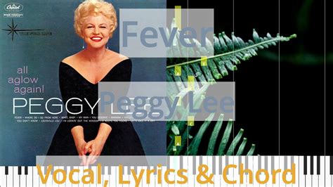 🎹chord And Lyrics Fever Peggy Lee Synthesia Piano Youtube