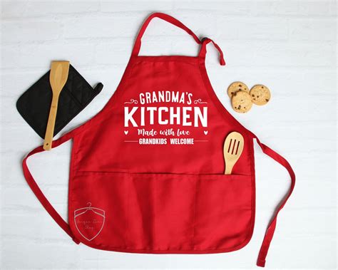 Grandmas Kitchen Apron T For Grandma Mothers Day T Etsy