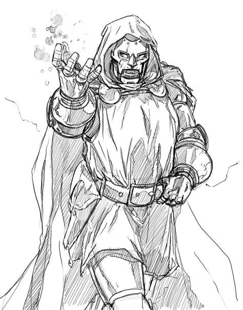 Doctor Doom Coloring Pages Coloring Pages