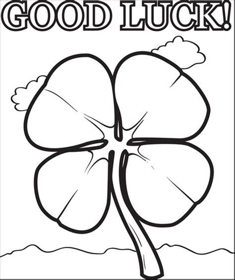 According to traditional sayings, such clovers bring good luck, though it is not clear when or how this idea began. Pin on Coloring Pages for Kids