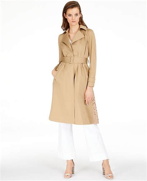 inc international concepts inc long lace back trench coat created for macy s and reviews