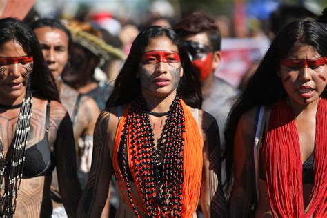 indigenous brazilian women telegraph