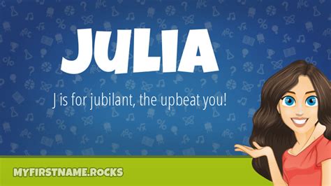 Julia First Name Personality And Popularity
