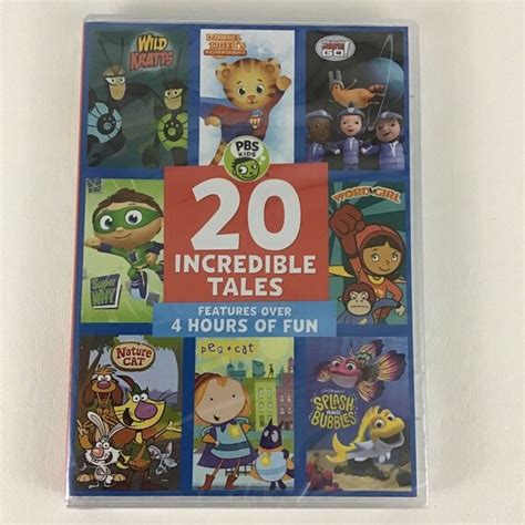 Pbs Kids Incredible Tales Dvd Kratts Super Why Daniel Tiger Etsy