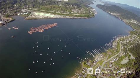 Overflightstock Port Moody Bc Canada Aerial Stock Footage