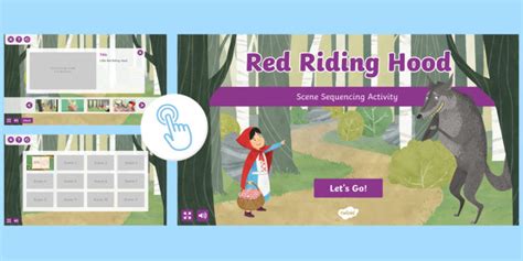 Red Riding Hood Story Sequencing Cards