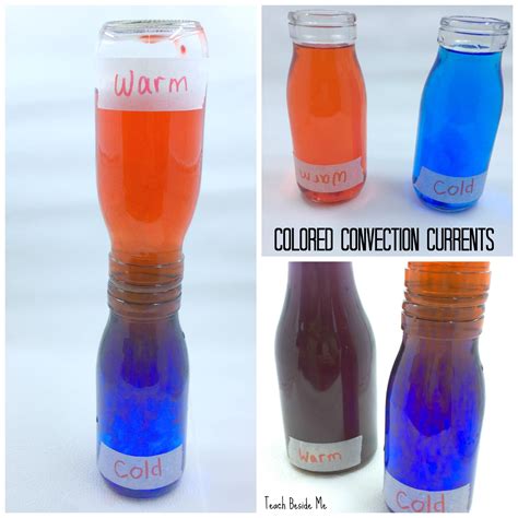 Colored Convection Currents Science Experiment Convection Currents