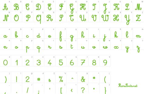 Download Free Font Cursive Standard