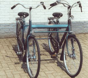 Forty pounds in weight and only $150! Fun2Go | Side by side tandem bike by Van Raam | Van Raam
