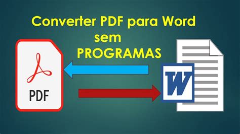 Como Converter Word Para Pdf Sem Programas E Sem Internet Full Free