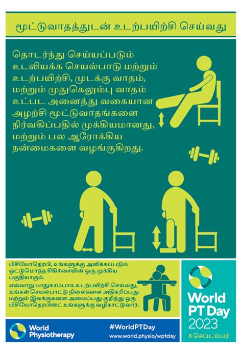 World Pt Day 2023 Posters Tamil World Physiotherapy