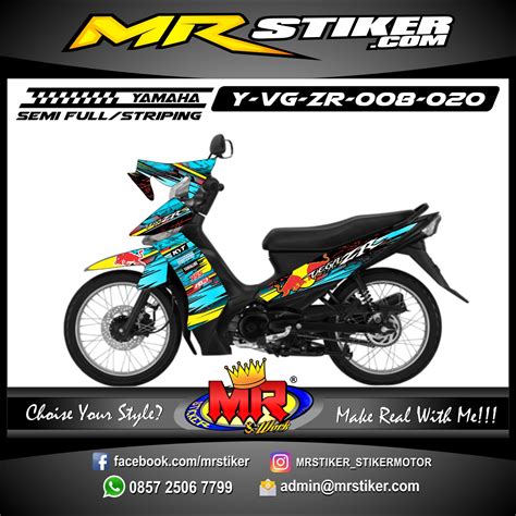 Kumpulan modifikasi vega r new spesial buat kalian para pecinta vega dari seluruh indonesia. Stiker motor decal Vega ZR Redbull Glasses Crack - stiker ...