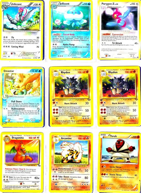 5 Best Images Of Printable Pokemon Cards Rare Pokemon Cards Printable