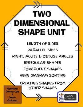 Earth day bundle features 4 different packets of math and literacy worksheets and activities specifically for 5th grade. 2-D Shapes Comprehensive Unit | The unit, Fifth grade ...