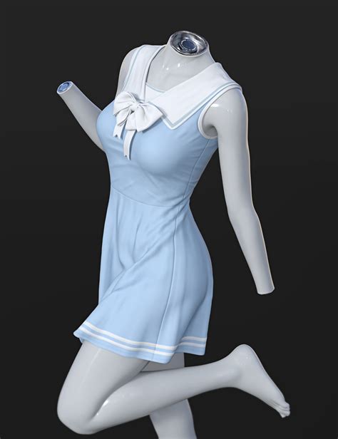 Dforce Su Sailor Outfit For Genesis 9 81 And 8 Female Daz 3d