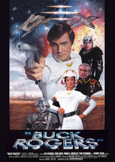 Buck Rogers In The Th Century Poster By Andrewoonline On DeviantArt Buck Rogers Erin Gray Buck