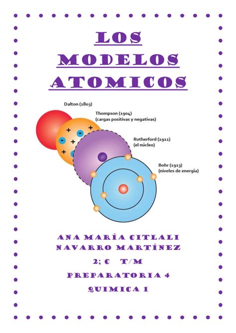Doc Los Modelos Atomicos Citlali Navarro