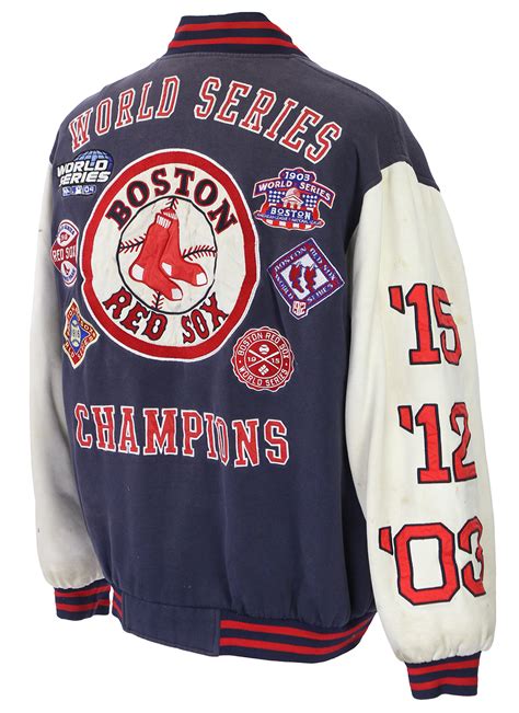 Lot Detail 2004 Boston Red Sox World Series Champions Cooperstown Collection Jacket