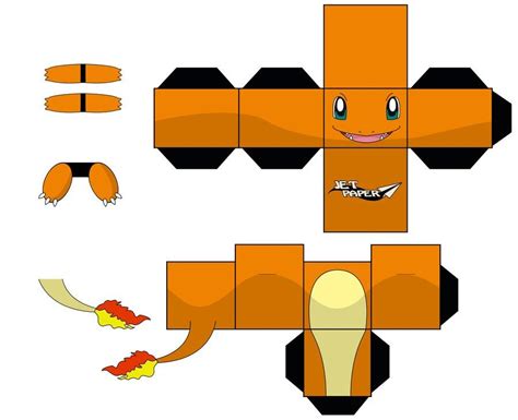 Papercraft Pokemon Charmander