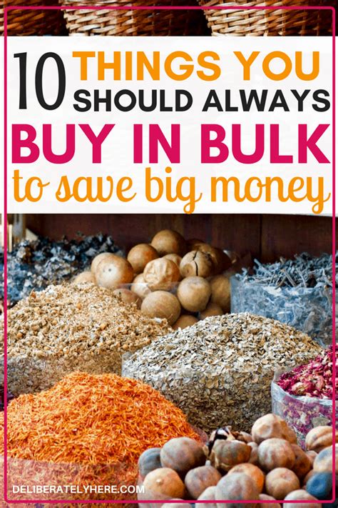 10 Things You Should Always Buy In Bulk To Save Money Deliberately Here