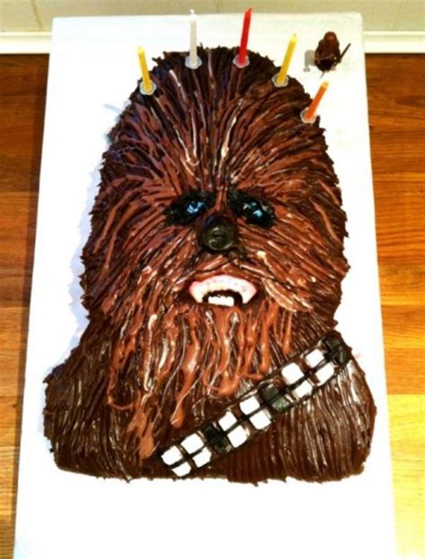 The Best Chewbacca Birthday Cake Youll Ever See Sabotage Times