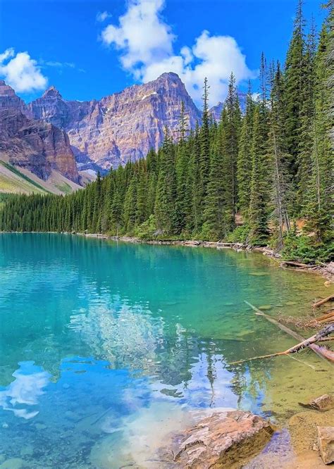 Solve Moraine Lakealberta Canada Jigsaw Puzzle Online With 300 Pieces