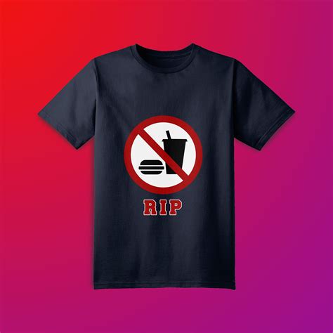 Rip Fast Food Funny Food Chain Burger Soda T Shirt Fast Food Burger Shirts