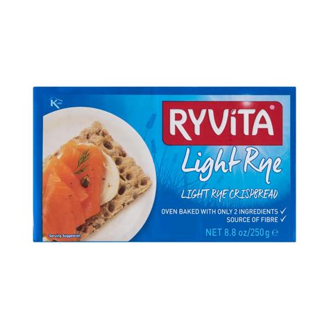 Ryvita Light Rye Crispbread 250 G Za