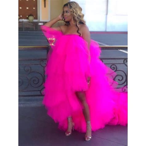 Bomb Product Of The Day Oyemwens Hot Pink Hi Low Tulle Tutu Dress As